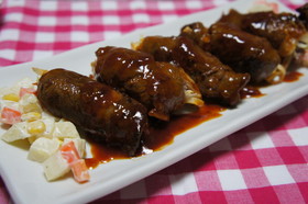 牛肉キャベツ巻き☆ケチャソース