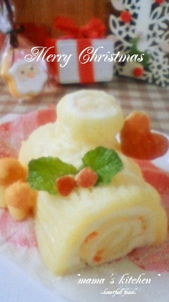 離乳食完了期〜☆ポテトのクリスマスケーキの画像
