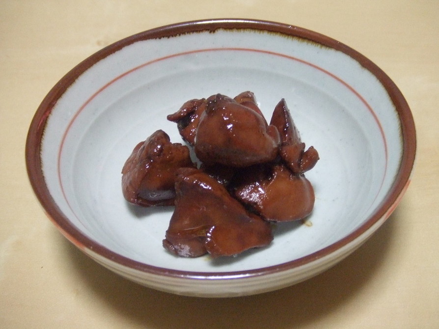 昭和の味、、鳥レバー煮の画像
