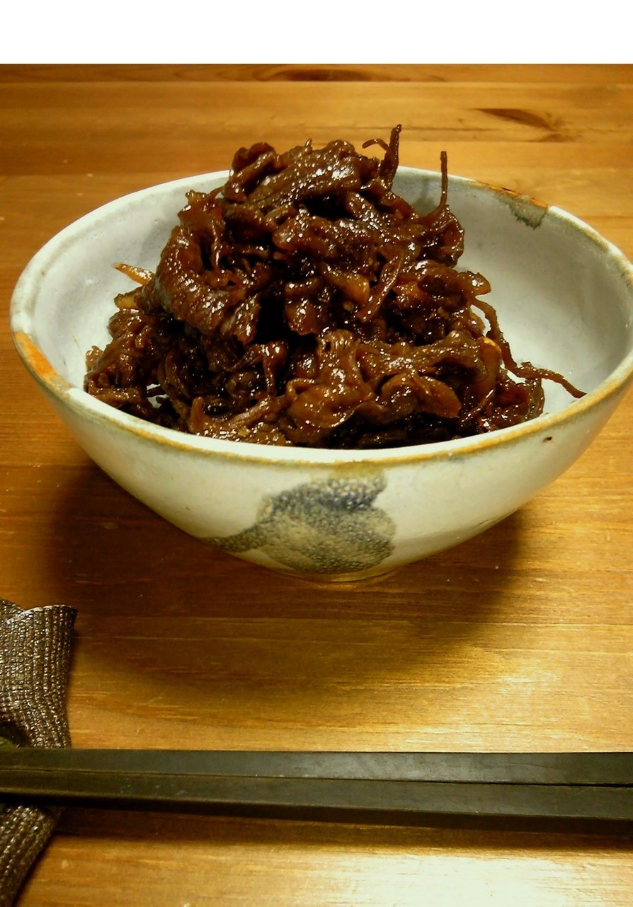 牛肉の甘辛佃煮 ～生姜風味～の画像