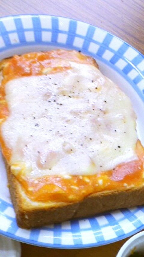 柿とクリームチーズ和えマヨチートースト!の画像
