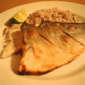 地中海のお魚ご飯の画像