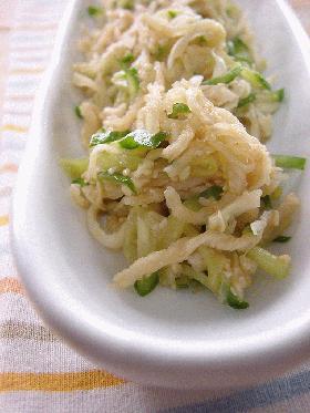 切り干しで、中華サラダ。