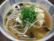 私のダイエット食*豆腐もやしスープの写真