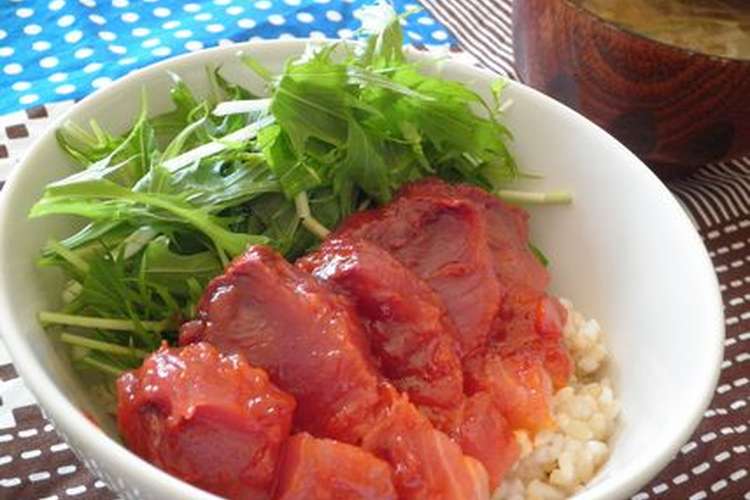 子供に魚を 簡単 かつお塩丼 レシピ 作り方 By Chi Kon クックパッド