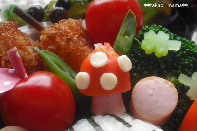 簡単 キャラ弁 おかず ウインナーきのこ レシピ 作り方 By たかぴーまま クックパッド 簡単おいしいみんなのレシピが375万品