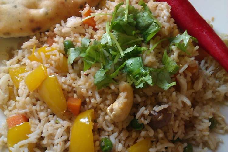 インド料理 野菜が沢山のスパイシーピラフ レシピ 作り方 By プラバール クックパッド