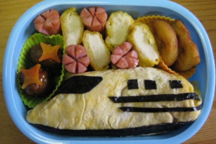 キャラ弁 新幹線オムライス レシピ 作り方 By ひっちゃママ クックパッド