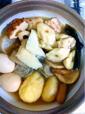 白だし&鶏肉のしっかり味おでん♪