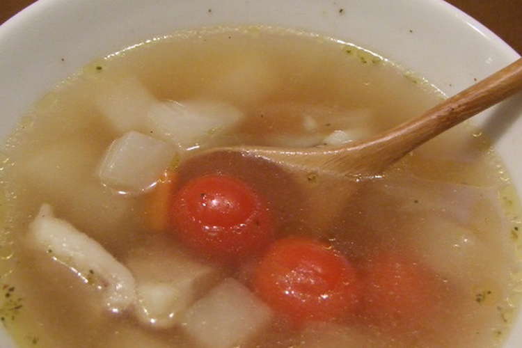 塩豚とトマトのころころ野菜スープ レシピ 作り方 By Ayaico クックパッド 簡単おいしいみんなのレシピが355万品