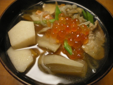 里芋のお雑煮・長岡里芋（おく）の写真