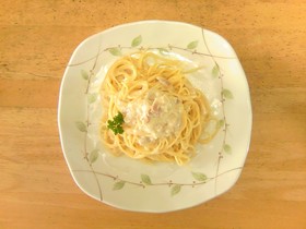 豆腐のクリームパスタ