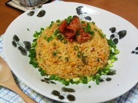 簡単パラパラなキムチチャーハン