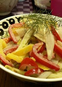 イカと彩り野菜のマヨネーズ・マリネ