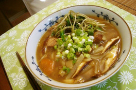 5分で出来る!残ったカレーでカレーうどん