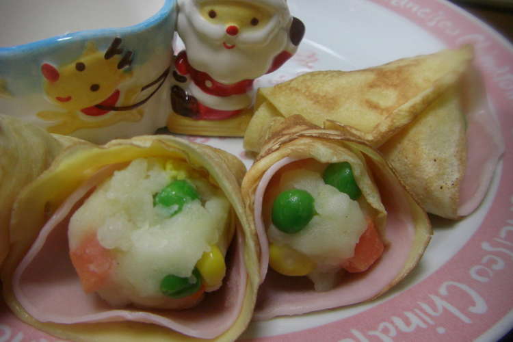 ポテトサラダde可愛いブーケ包み レシピ 作り方 By まあくんのおくさん クックパッド
