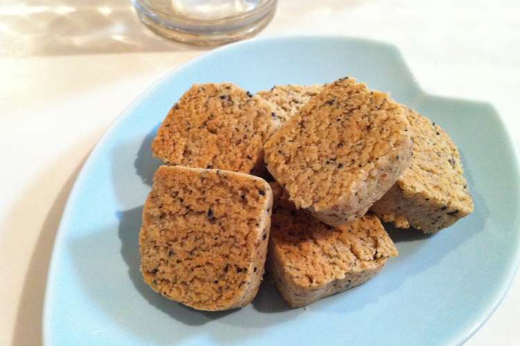 おから黒ゴマクッキー 卵不使用 レシピ 作り方 By ｊｕｎ クックパッド 簡単おいしいみんなのレシピが359万品