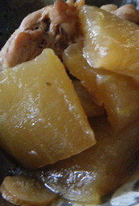 圧力鍋で冬瓜と鶏手羽元の煮込み