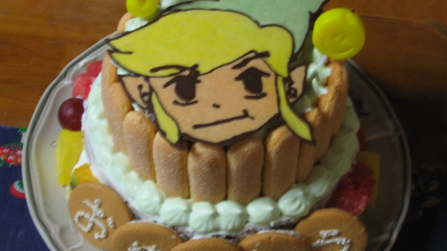ゼルダの伝説 リンクのバースデーケーキ レシピ 作り方 By ドン子まま ん クックパッド