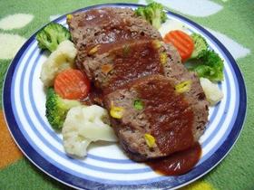★混ぜて焼くだけ!ミートローフ★
