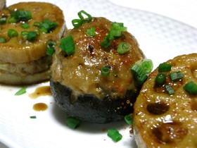 しいたけの肉詰め