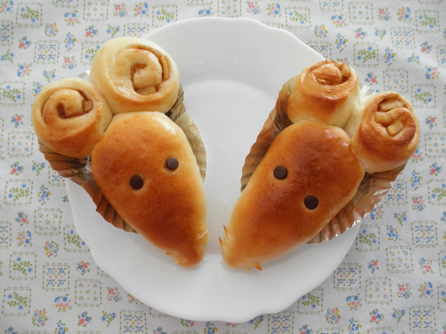 シナモン＆アップルのねずみパンの画像