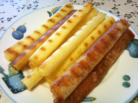 簡単!春巻の皮でバターシュガースティック