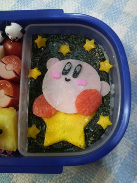 キャラ弁★簡単カービィ弁当☆