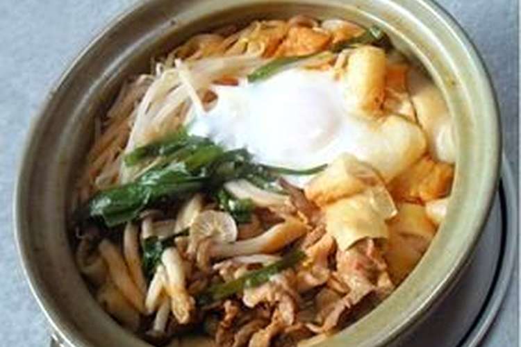 寒い日の一人ランチ キムチ鍋焼きうどん レシピ 作り方 By 加藤律子 クックパッド 簡単おいしいみんなのレシピが378万品