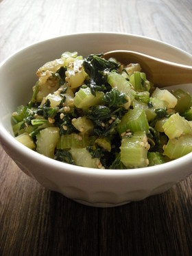 常備菜に☆セロリの味噌炒め