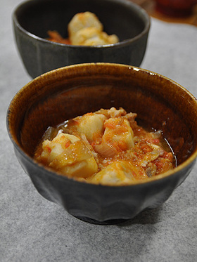 里芋のトマトソース煮
