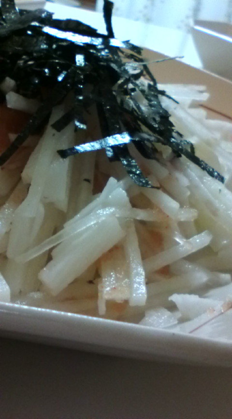 大根と長芋のしゃきしゃきサラダin明太子の画像