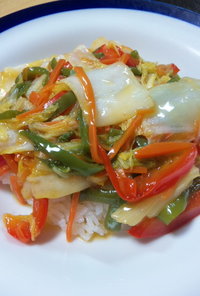 白菜の中華風あんかけご飯