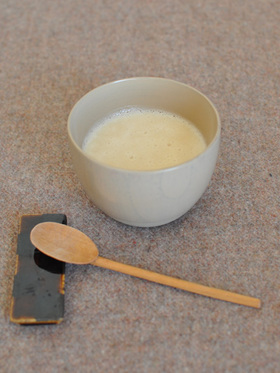 白花豆のポタージュ