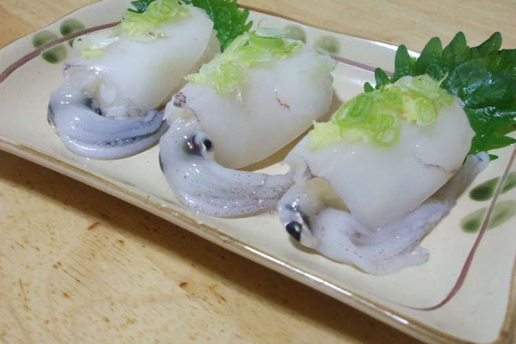 釣り人が作るヒイカ寿司 レシピ 作り方 By 愛知のゴウ クックパッド 簡単おいしいみんなのレシピが364万品
