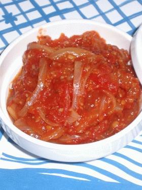 【フィジーのインド料理】Tomato Chutney（トマトチャトニー）の画像