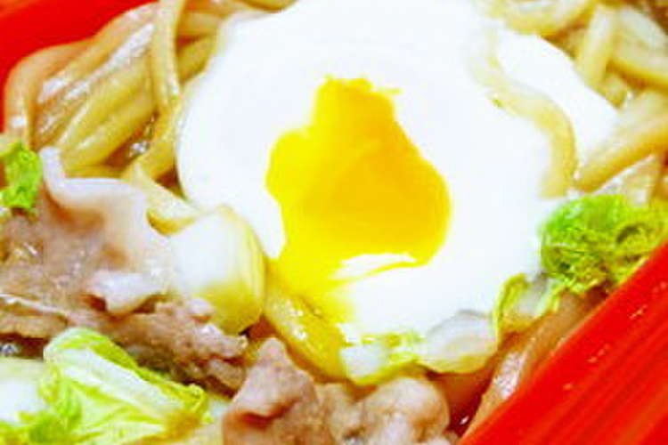 レンジで７分 すき焼き風 煮込みうどん レシピ 作り方 By ほっこり の クックパッド 簡単おいしいみんなのレシピが353万品