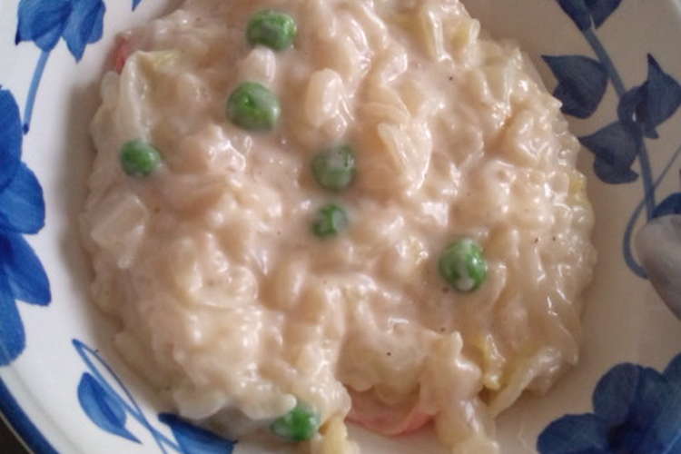 子供と一緒ランチ 牛乳味噌チーリゾット レシピ 作り方 By たったんぴっく クックパッド 簡単おいしいみんなのレシピが359万品