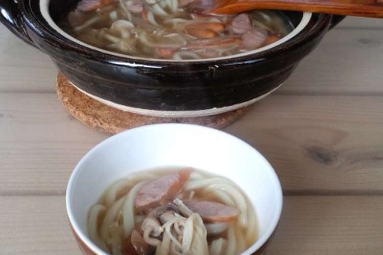 こくウマ きのこのバター麺つゆうどん レシピ 作り方 By やまとわ クックパッド