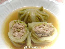 あっさり美味しいロール白菜。