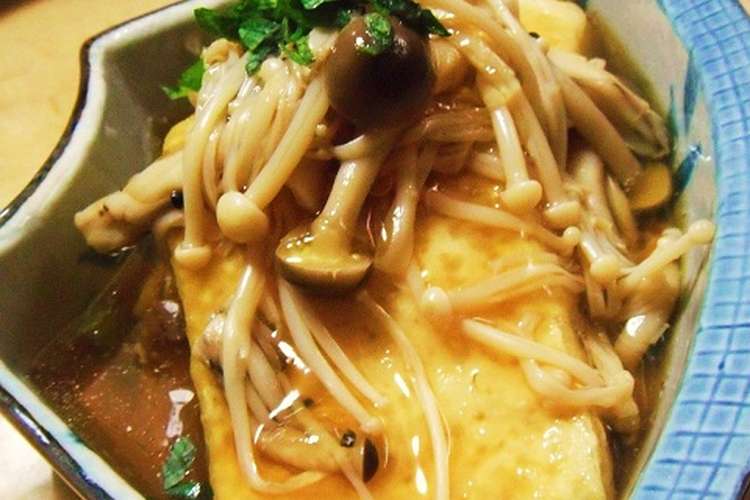揚げ出し豆腐のきのこあんかけ レシピ 作り方 By Shokenママ クックパッド 簡単おいしいみんなのレシピが354万品