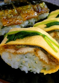 秋刀魚の蒲焼き寿司