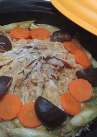タジン鍋レシピ★豚野菜の中華蒸し鍋