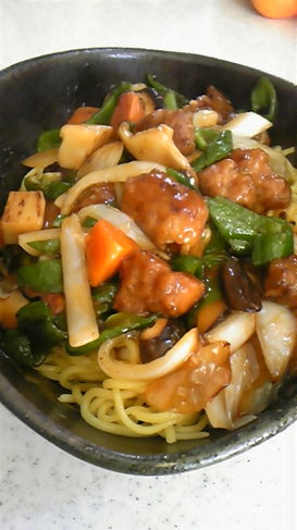 酢豚麺