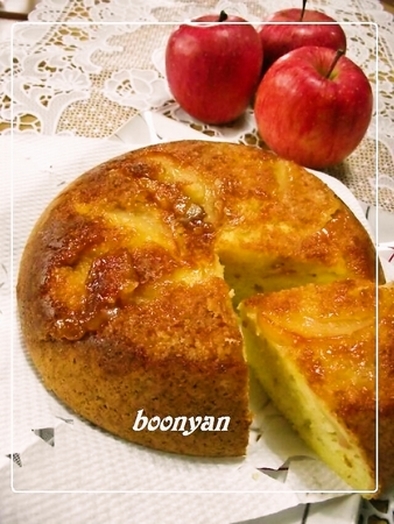 きゃ～簡単♬　炊飯器DEリンゴのタタン風の写真