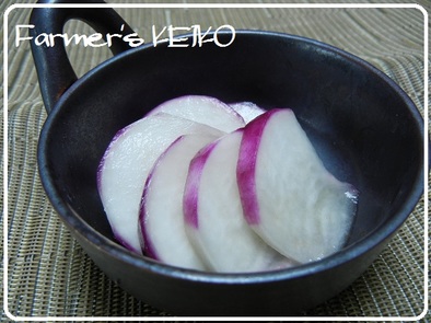 【農家のレシピ】かぶの即席☆昆布茶漬けの写真