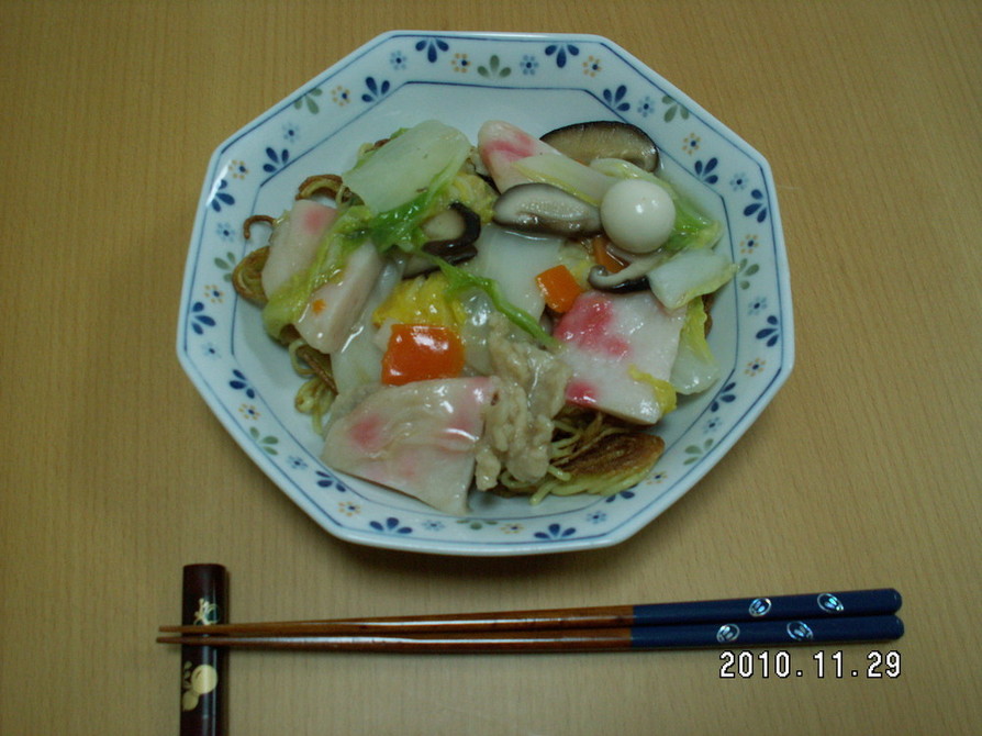 日本ハム　中華名菜でかた焼きそばの画像