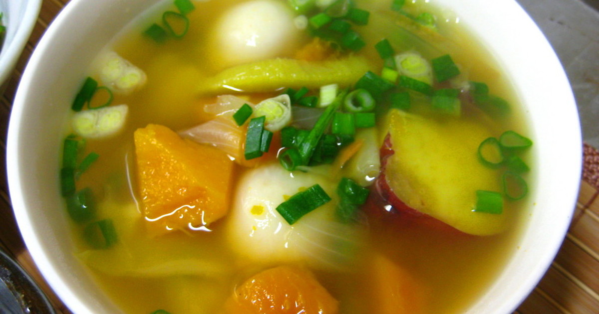 赤芋のスープのレシピ