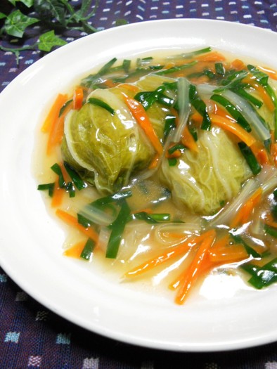 中華風ロール白菜の写真