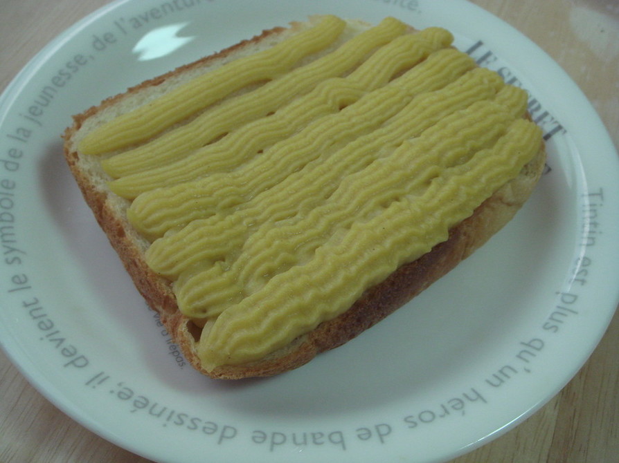 さつまいも食パン＆スイートポテトトーストの画像